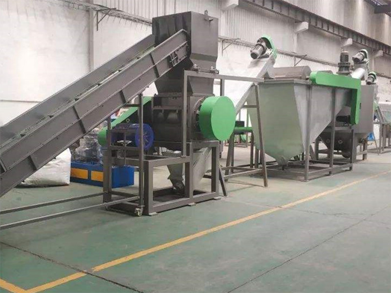 Washing recycling line