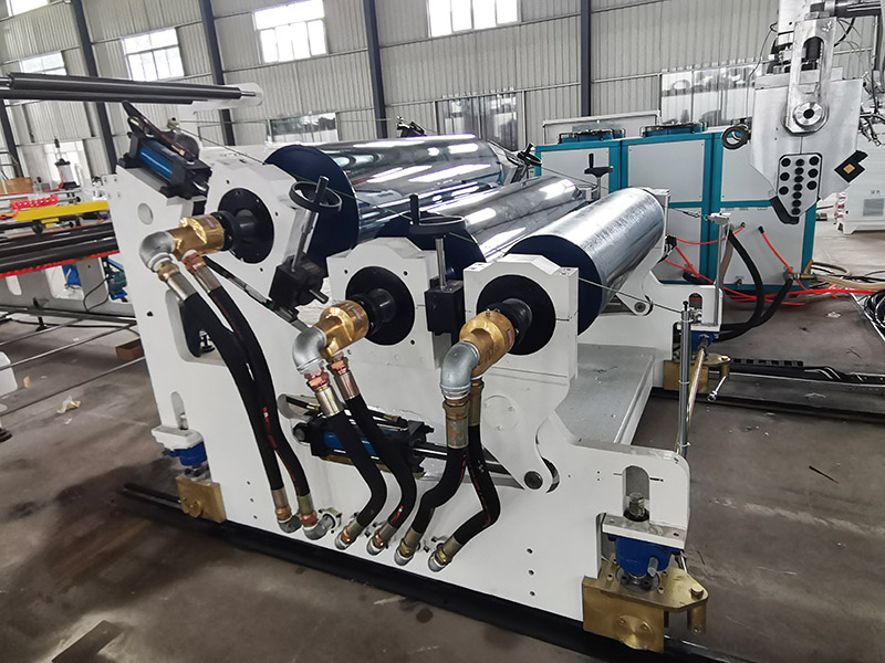 Three roller calendar 