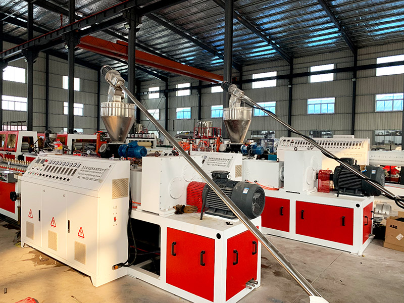 PVC Window Door Plastic Profile Machine Double screw extruder