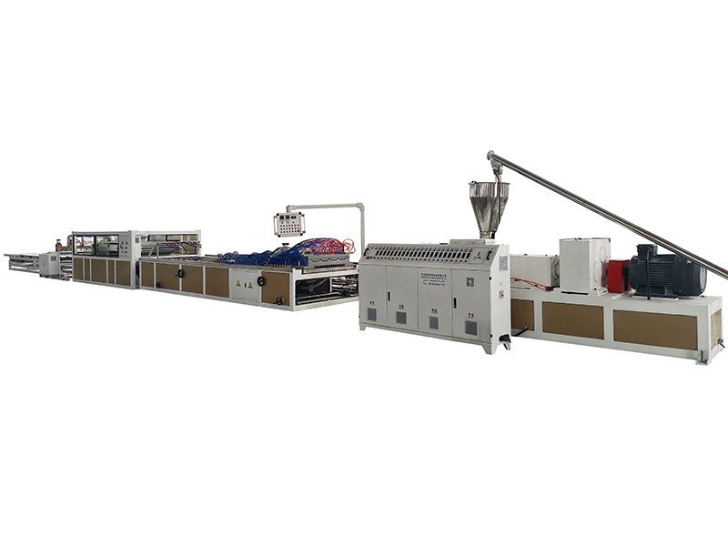 PVC Corrugated Roof Hollow Sheet Making Machine