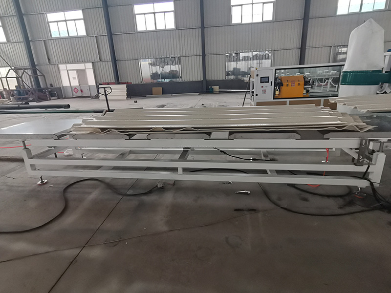 PVC Corrugated hollow sheet making machine Stacker