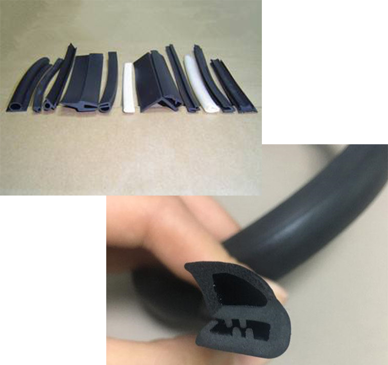 PE TPE TPU Plastic Profile Making Machine Final Product