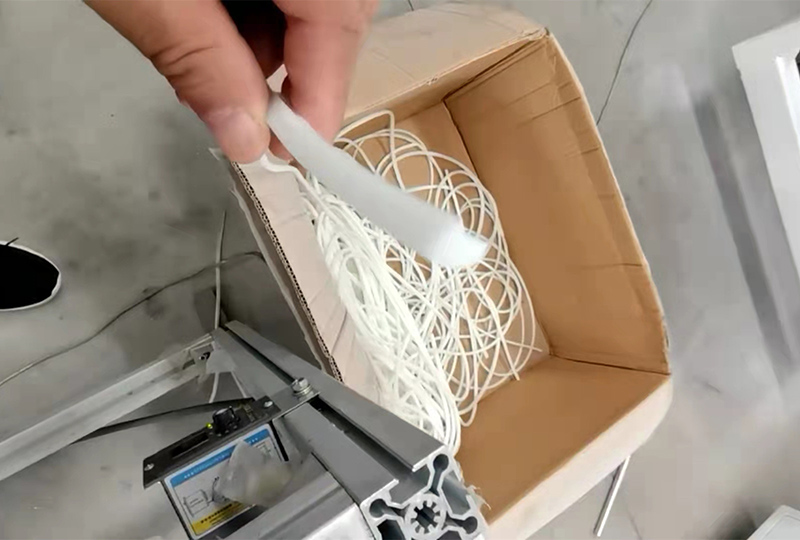 PE TPE TPU Plastic Profile Making Machine Final Product