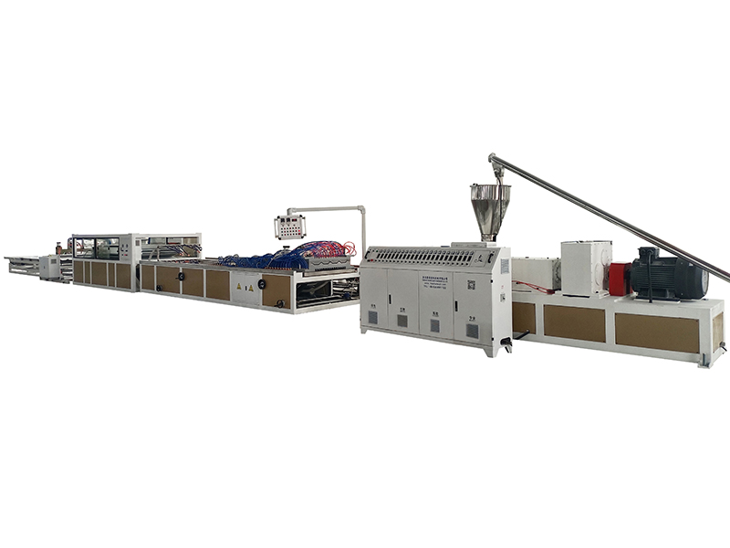 PVC Corrugated Roof Hollow Sheet Making Machine