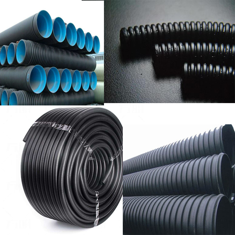 Corrugated pipe machine final product