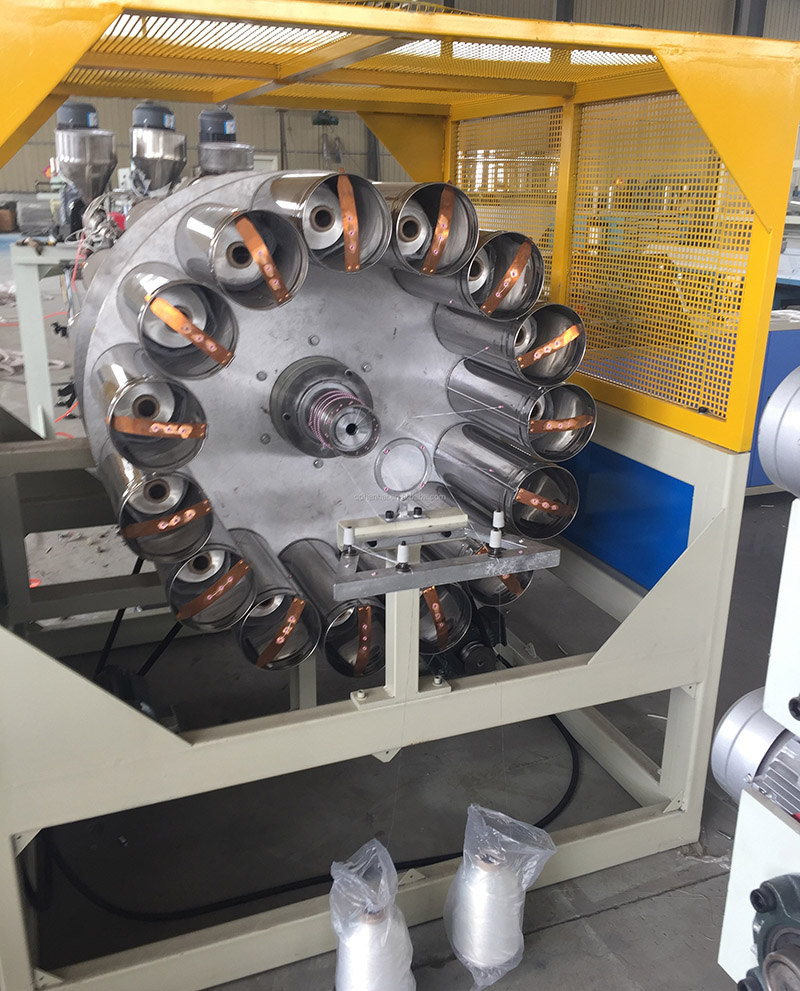 PVC garden soft pipe making machine Knitting Machine